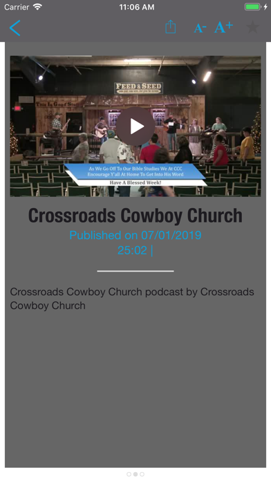 Crossroads Cowboy Church screenshot 2