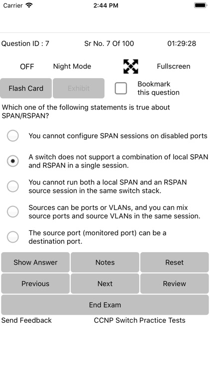 Exam Sim For CCNP® Switch