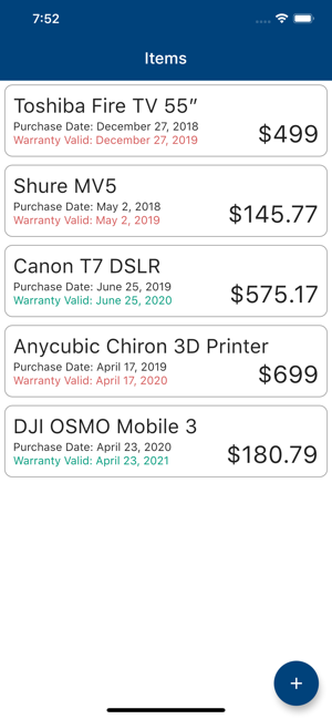 Warranty-Tracker