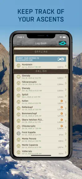 Game screenshot Summit, Hiking Log Peakhunter mod apk