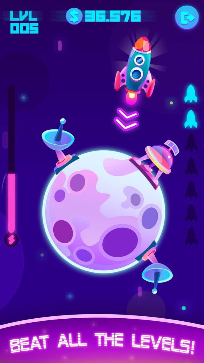 Land It Cosmic Clicker Game