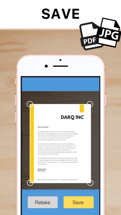 Pop Scanner - PDF scan email