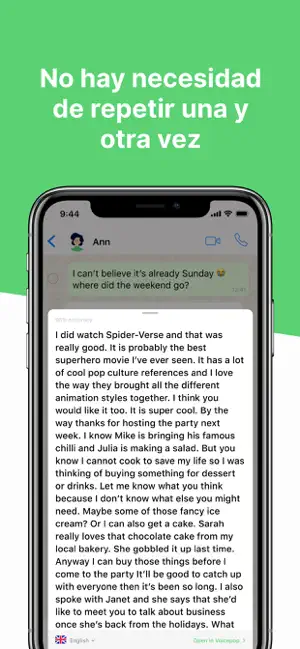 Captura de Pantalla 6 Voicepop - la voz en texto iphone