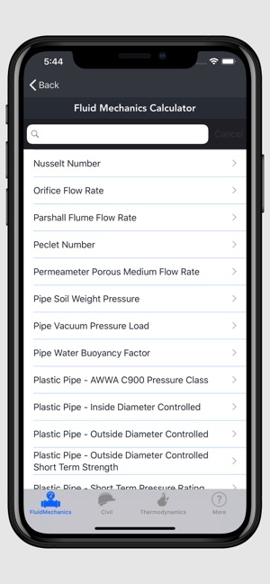 Fluid Mechanics Calculator