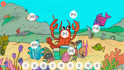 Magic Ocean Math Game: + and - screenshot 3