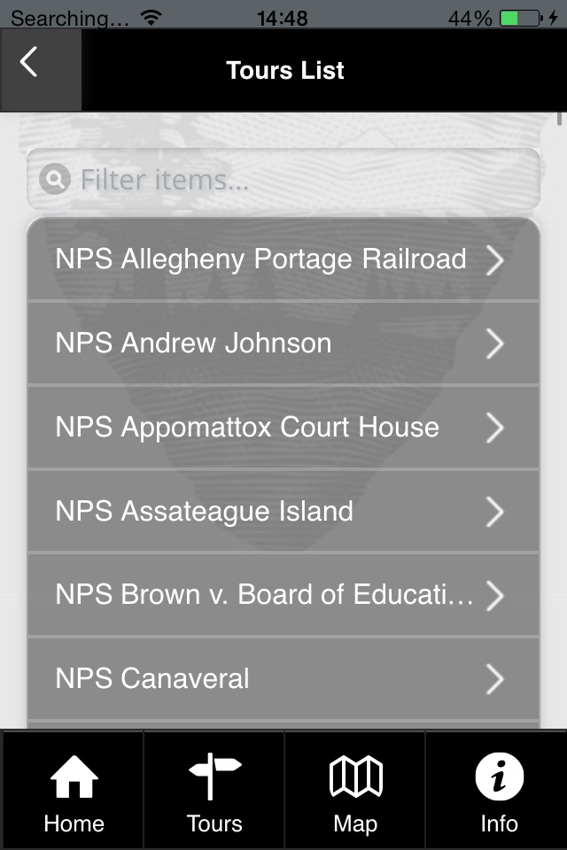 National Park Service Tours screenshot 2