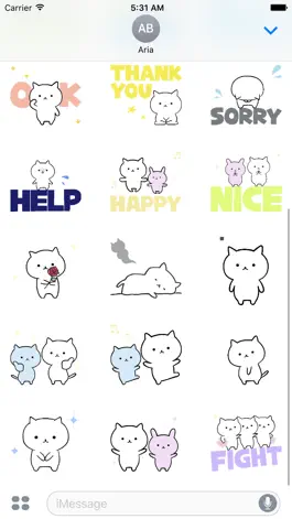 Game screenshot Animated Chat With Cute Cat hack