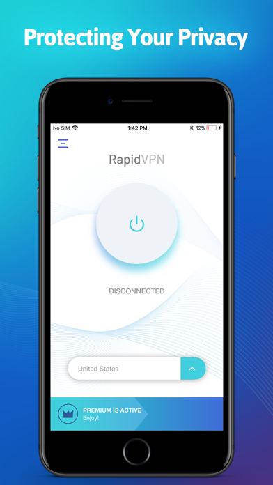 Rapid VPN - Fast Private VPN снимок экрана 2