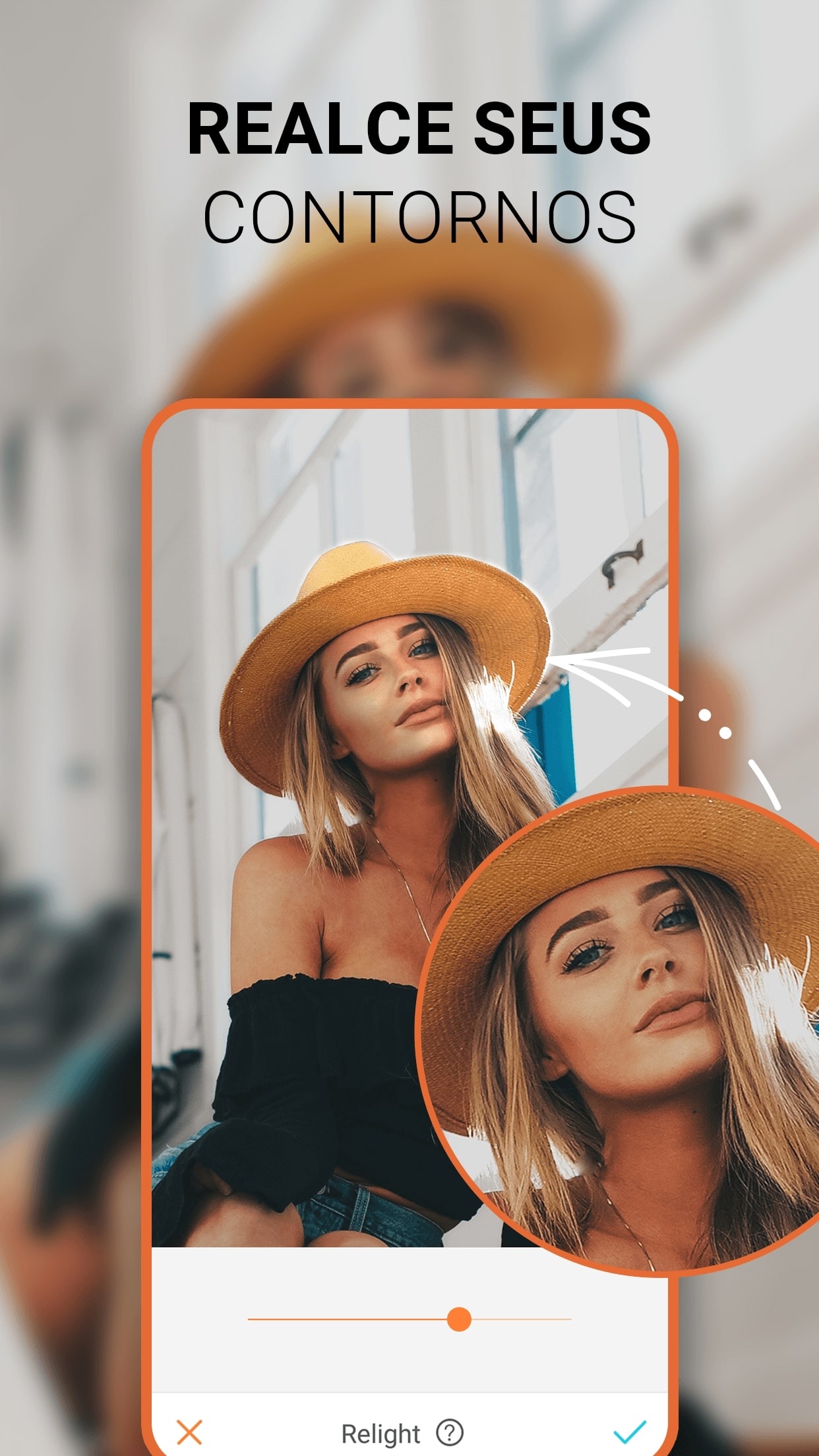 Screenshot do app AirBrush - Editor de fotos