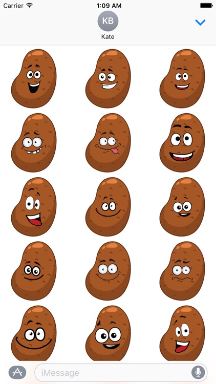 Sticker Me: Potato Emotions