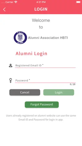 Game screenshot HBTI Alumni Connect apk