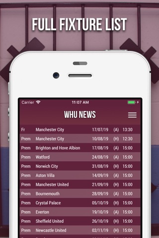 WHU News - Unofficial Fan App - náhled