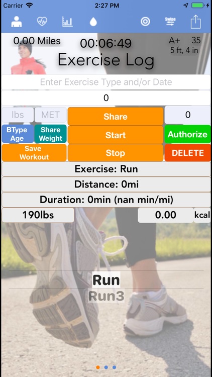 Exercise Log!