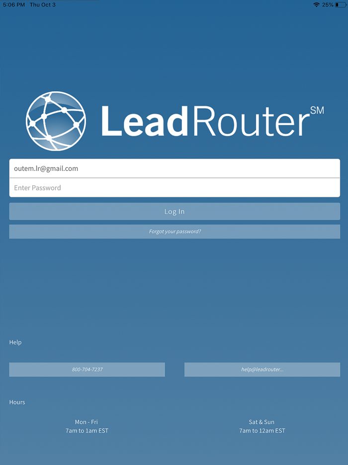LeadRouter Mobile