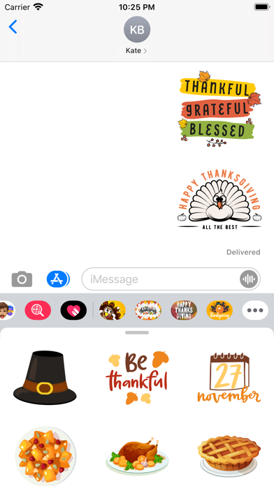 Thanksgiving Stickers · Pack screenshot 2