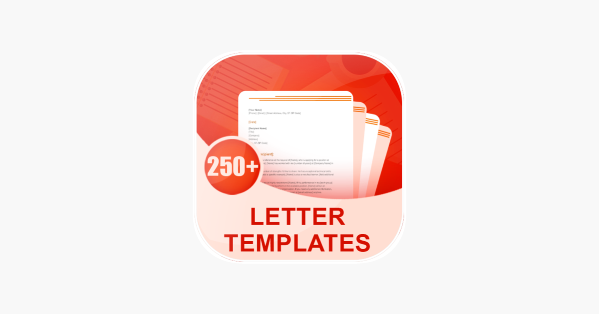 ???Letter Templates on the App Store