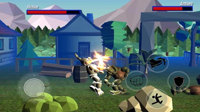 Street Night Animatronic Fight