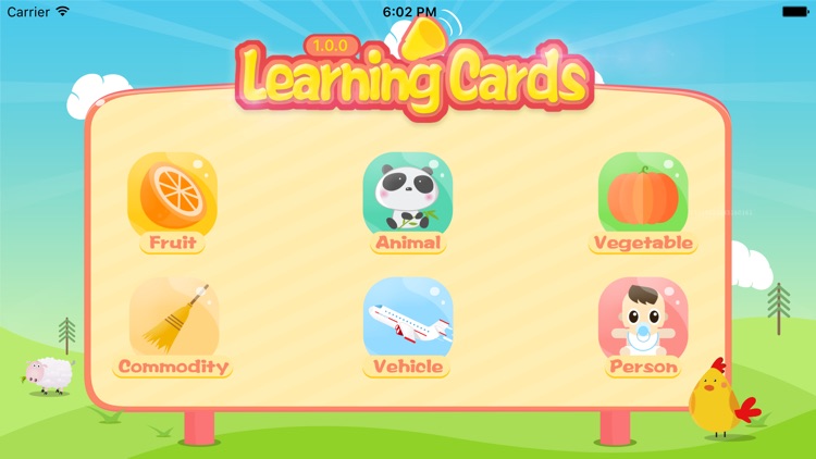 Learning Cards - Word Examples