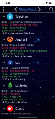 Screenshot 2 Programación Tele Ahora iphone