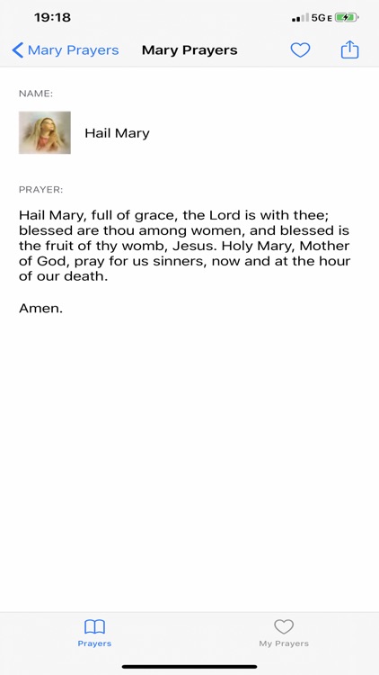 Mary's Prayers