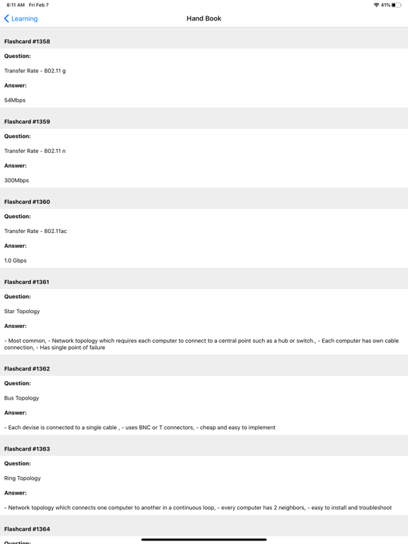 Screenshot #6 pour CompTIA Network+ Exam Prep