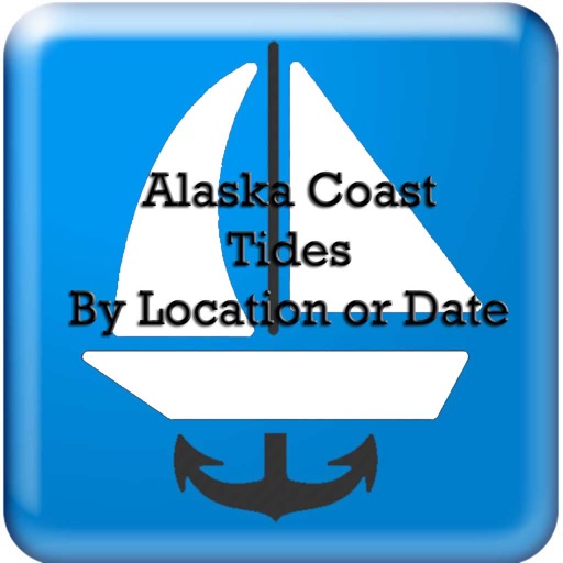 AlaskaTides Hi-Lw Date and GPS icon