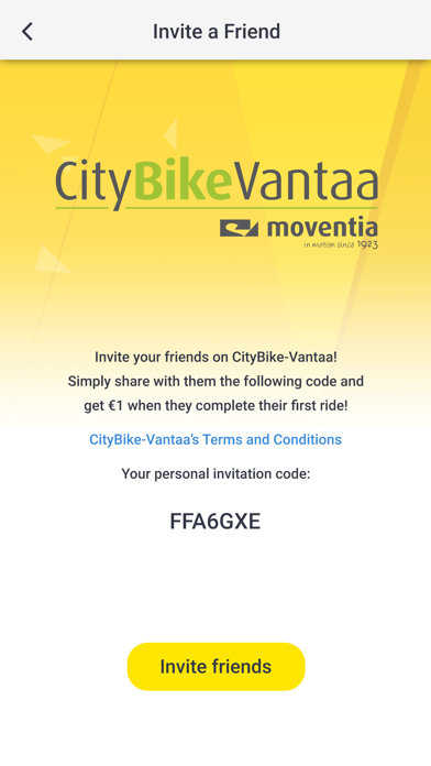 CityBike Vantaa screenshot 2