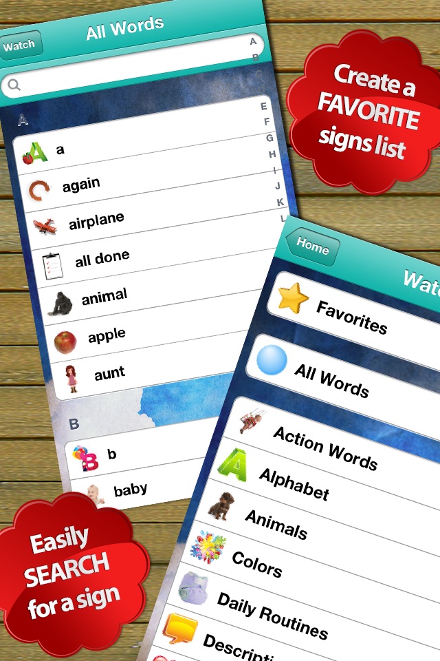 Baby Sign Dictionary - Lite screenshot 3