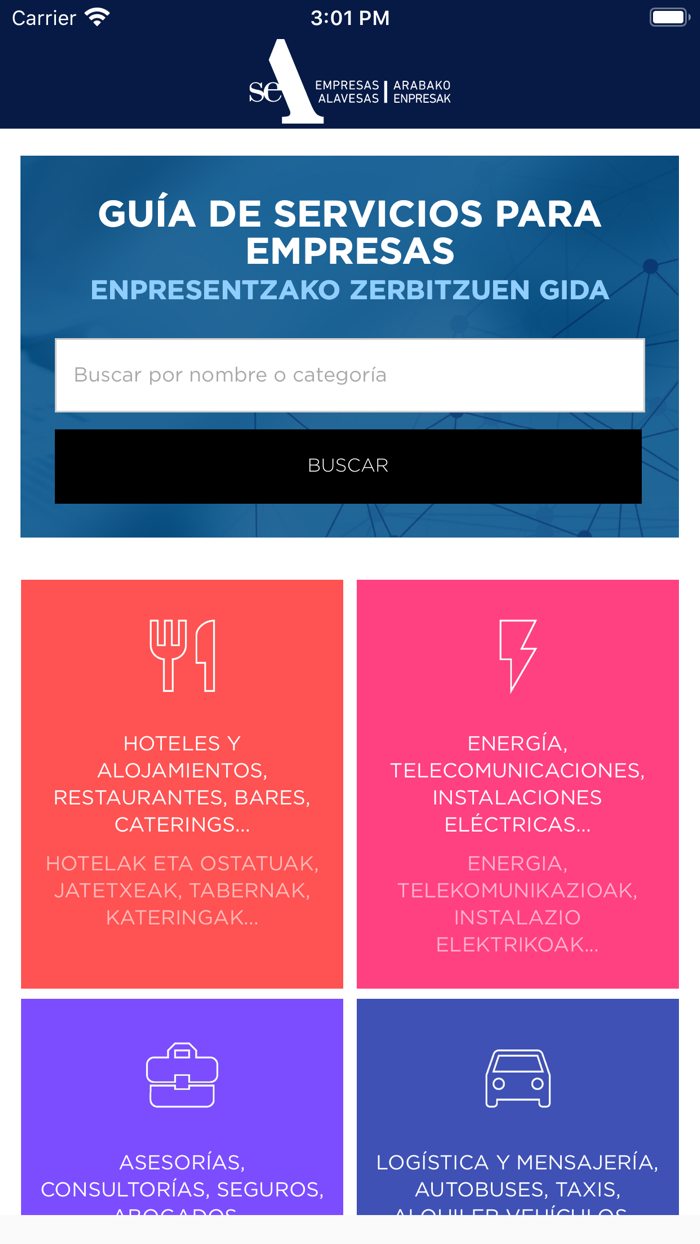 Guía de servicios SEA