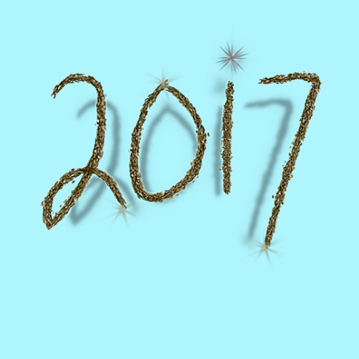 Sparkly New Year Wish Animated iOS App