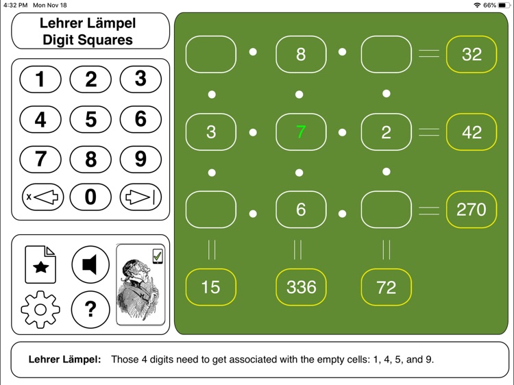 Lehrer Lämpel: Digit Squares screenshot-3
