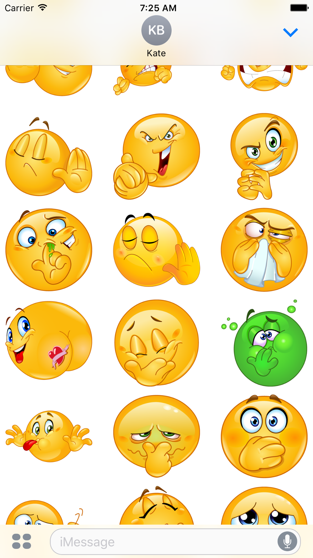 Rude Emoji Stickers Download App for iPhone - STEPrimo.com