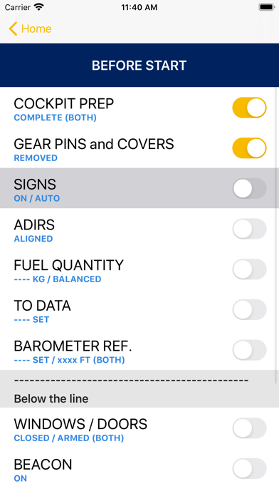 A340 Checklist screenshot 3