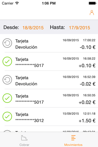 mPOS Redsys - náhled