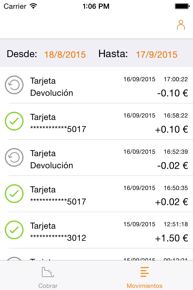 mPOS Redsys screenshot 3