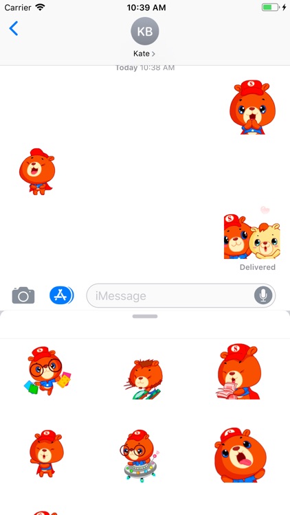 Super Bear: Animated Stickers