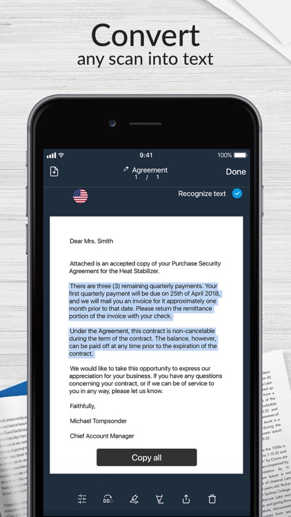 Scanner for Me: Scan documents
