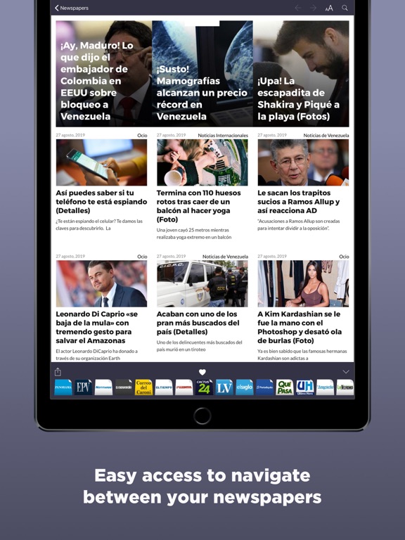 Venezuelan Newspapers screenshot 2