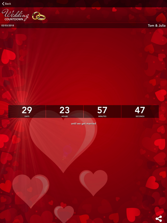 Wedding Countdown Planner screenshot 3