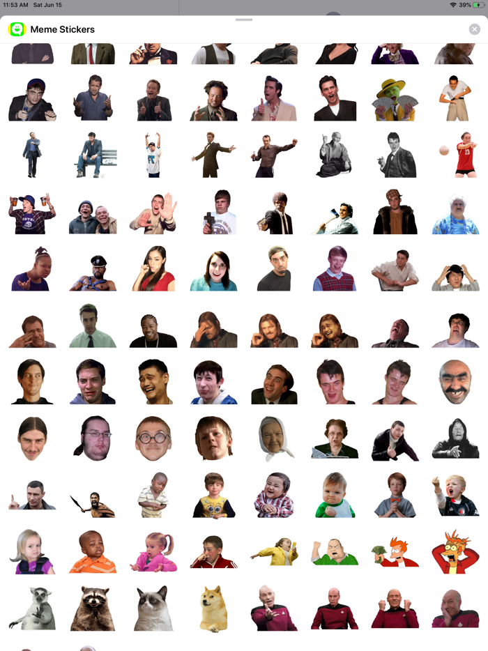 MEME Universal Stickers Pack