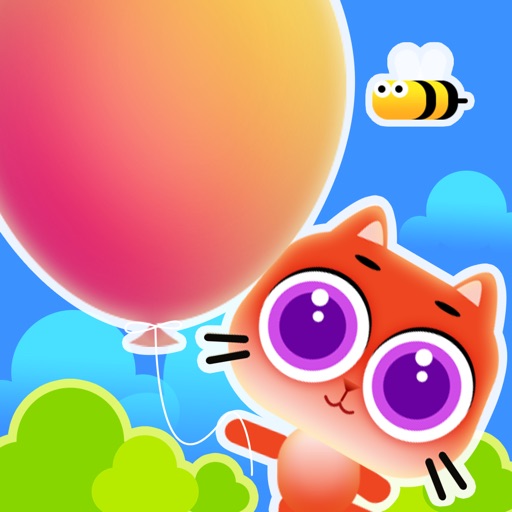 Happy Cat - Sky Fly By Balloon iOS App