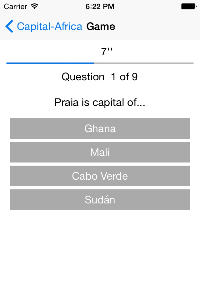 Capitales-Africa screenshot 3
