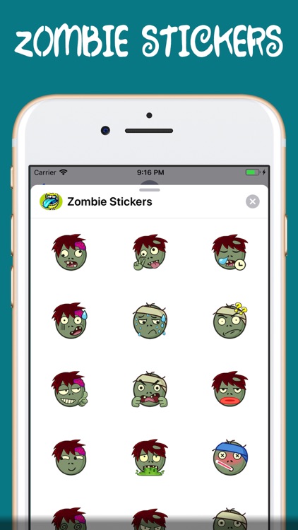 zombie stickers †