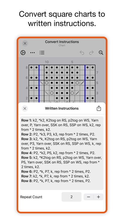 Knitting Chart screenshot-5