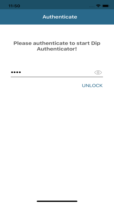Dip Authenticator screenshot 2