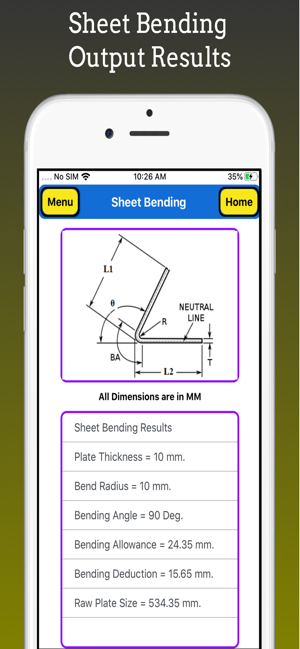 Sheet Bending Calc(圖3)-速報App