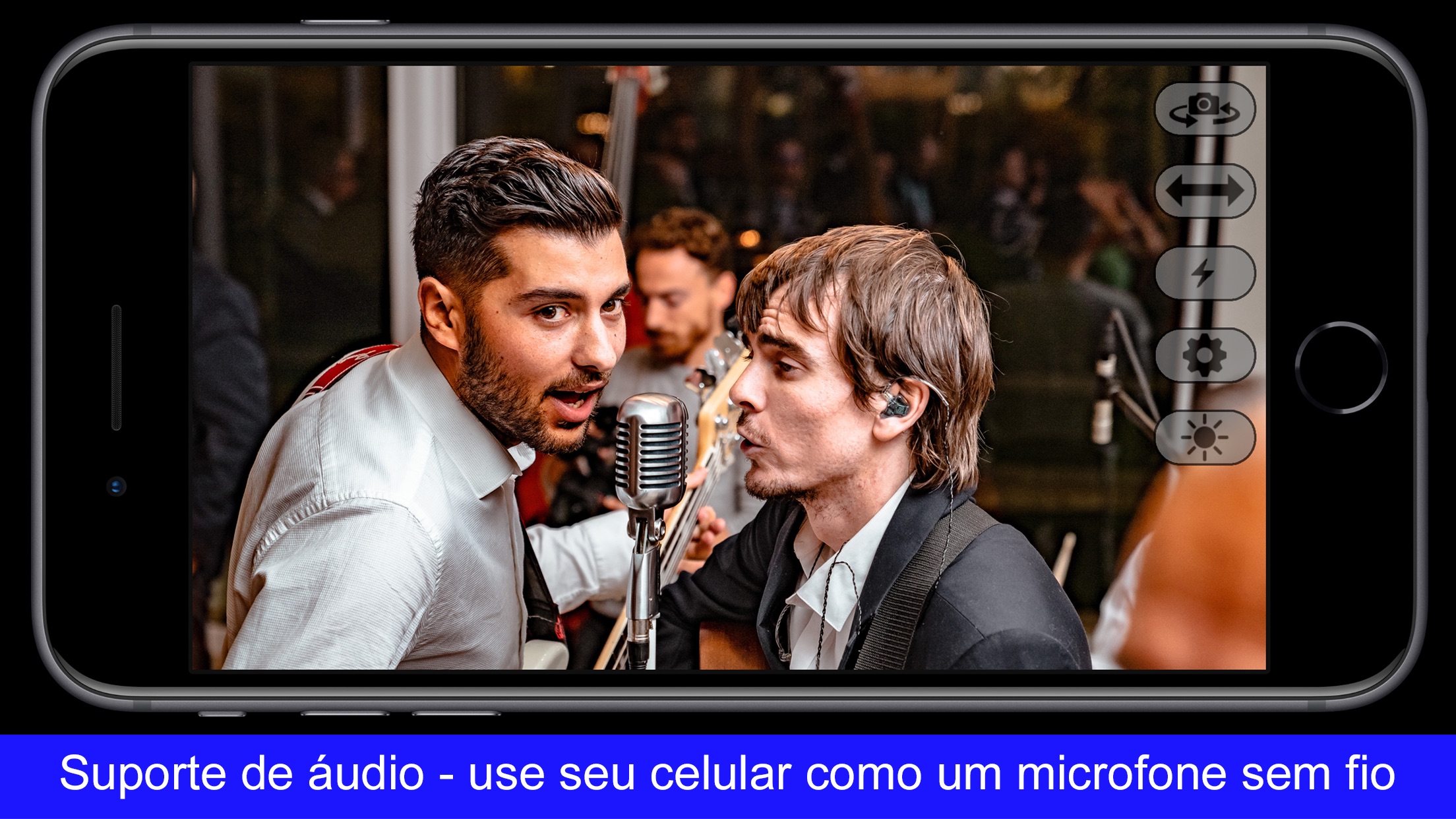 Screenshot do app EpocCam Webcam HD para Mac/PC