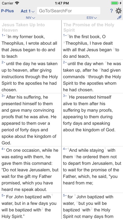 PARALLEL PLUS Bible-study app