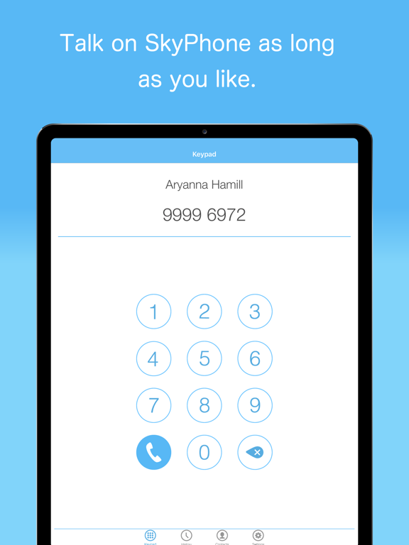 SkyPhone - Free calls screenshot