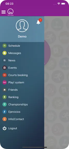 Game screenshot In Tennis & Padel Academy apk